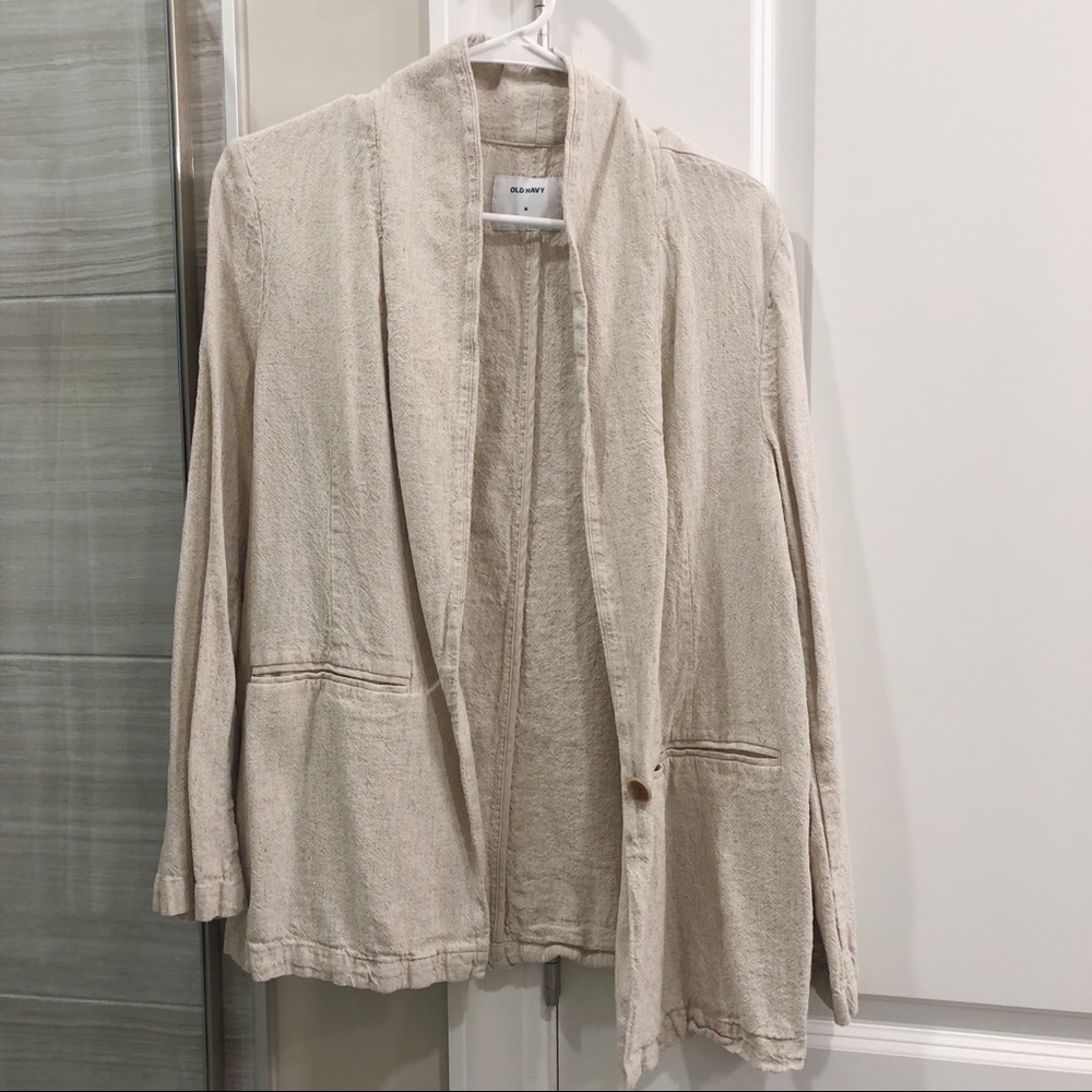 Old Navy Linen Blazer